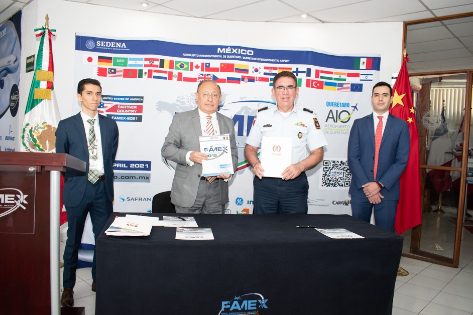 FAMEX (Mexico Aerospace Far) and MEXCHAM signed a collaboration agreement