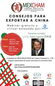 Seminar on how to export to China
