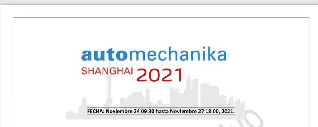 Join Automechanika Shanghai on Nov 24-27, 2021